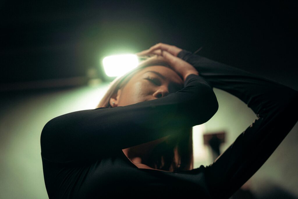 dancer who is stressed